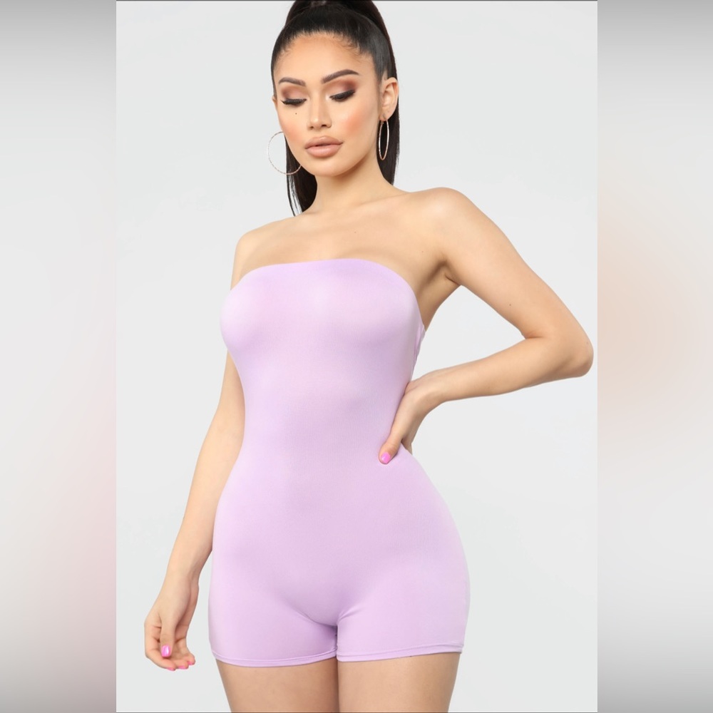 Fashion Nova Lavender Romper